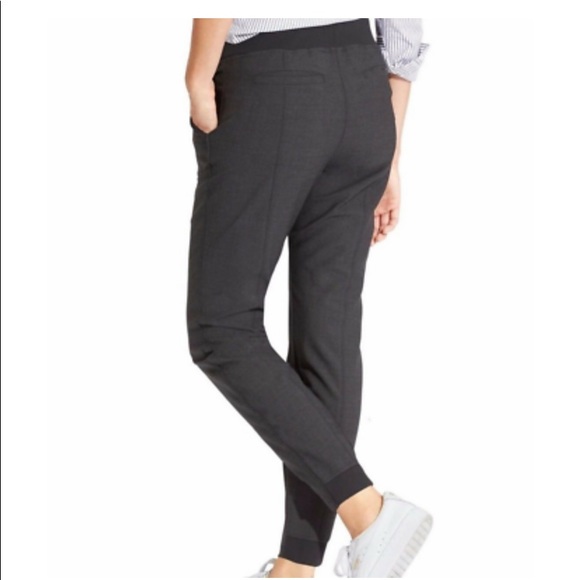 Athleta Wool Blend Work It City Pant in Charcoal Heather - Picture 2 of 5